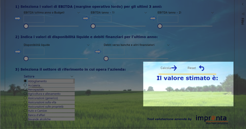 Valutazione azienda