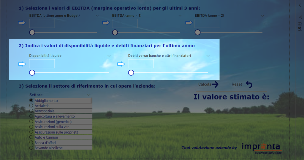 Valutazione azienda