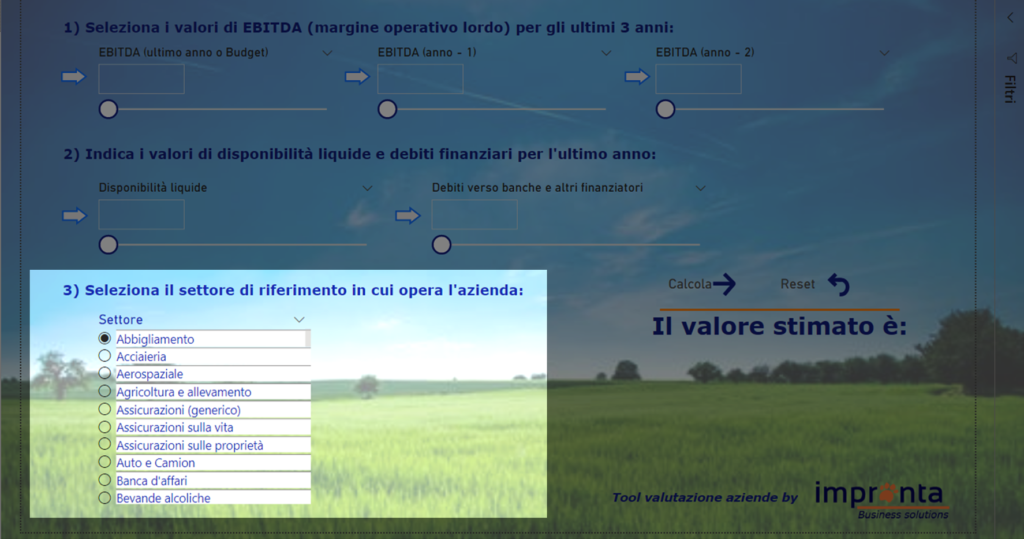 Valutazione azienda